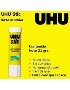 ADHESIVO BARRA UHU 21 GR - Codigo: 105021