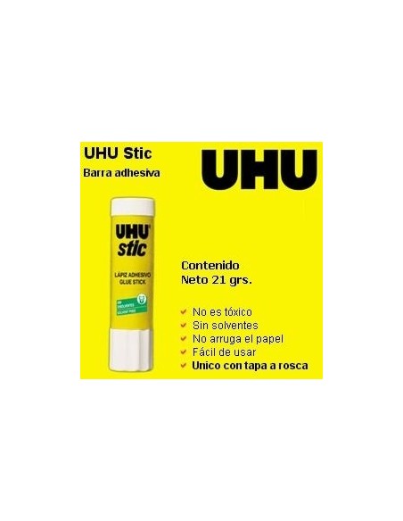 ADHESIVO BARRA UHU 21 GR - Codigo: 105021