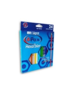 LAPIZ PAX HEXACOLOR X 24 largo - Codigo: 514102