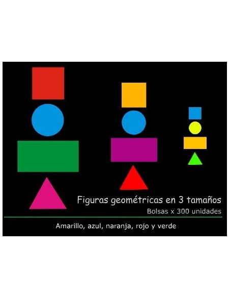 FIG GEOM CARTULINA X 300 PYP - Codigo: 947002