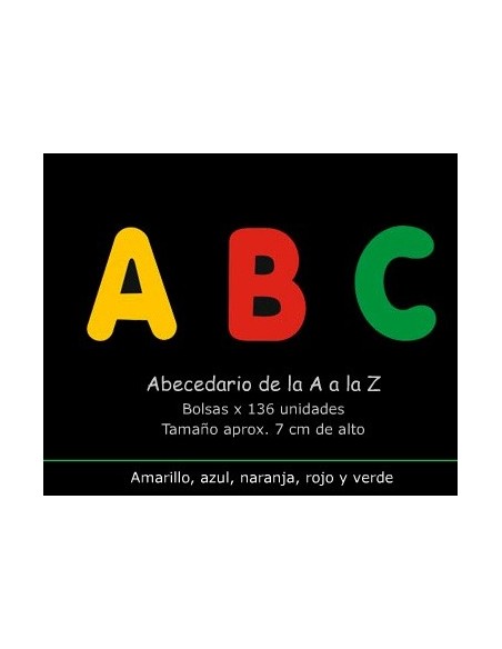 LETRAS CARTULINA X 136 PYP - Codigo: 947003
