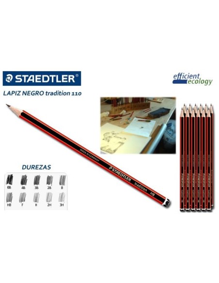 LAPIZ STAEDTLER TRADITION X UN - Codigo: 514148