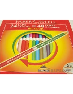 LAPIZ FABER BICOLOR X 24 - Codigo: 514248 2