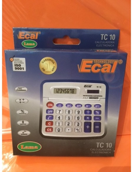 CALCULADORA 8 DIG TC10MD LAMA - Codigo: 156010