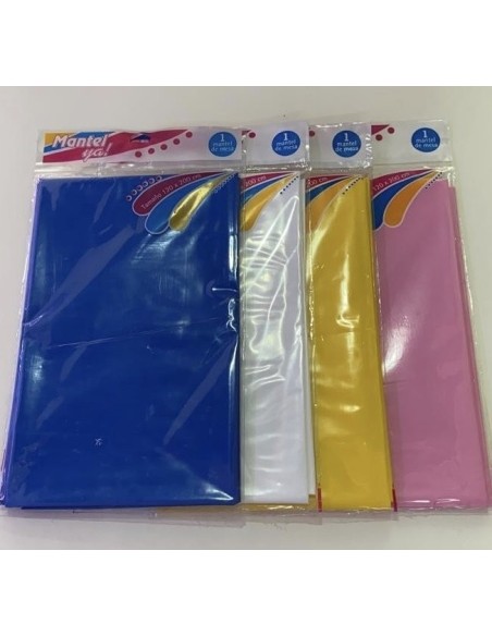 MANTEL PLASTICO 120 x 200 COLOR - Codigo: 998321