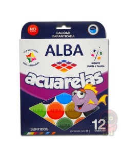 ACUARELA ALBA SURTIDO X 12 COL - Codigo: 35735 2