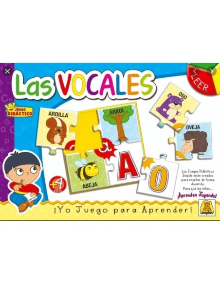 LAS VOCALES IMPLAS 3302 - Codigo: 17121