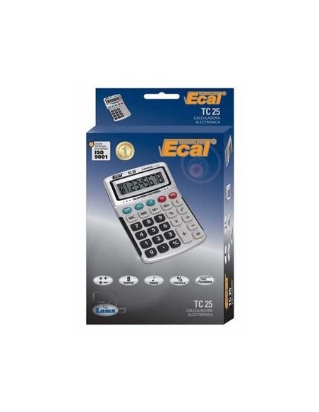 CALCULADORA 8 DIG TC25MD LAMA - Codigo: 156025