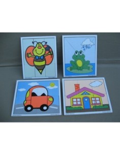 SET ROMPECABEZAx4 20x24cm DY34 - Codigo: 154034 2