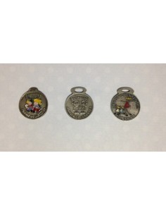 MEDALLA JARDIN PLATA VIEJA SIN PINTAR - Codigo: 560006 2