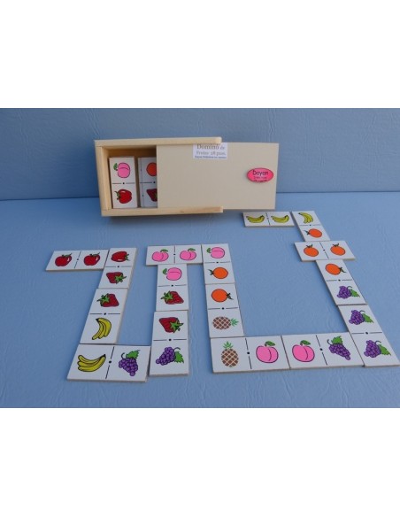 DOMINO MADERA FRUTAS DY106 - Codigo: 154106