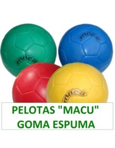 PELOTA MACU GOMA ESPUMA 16CM - Codigo: 656009 2