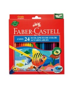 LAPIZ FABER ACUARELABLES x24 - Codigo: 514244