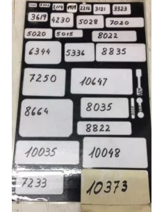 ETIQUETA ORION BLANCA A6 - Codigo: 331410