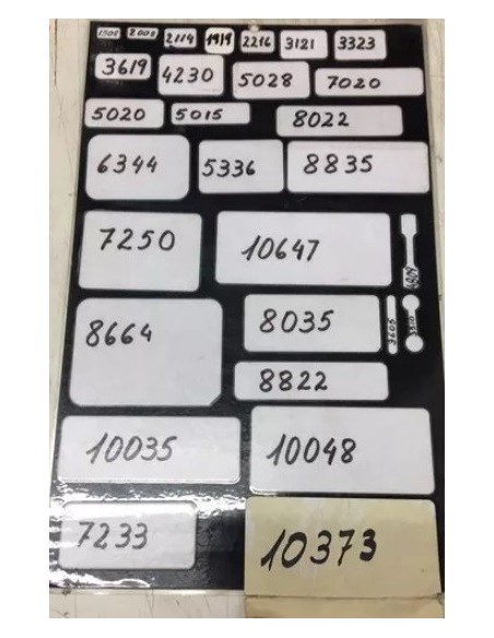 ETIQUETA ORION BLANCA A6 - Codigo: 331410