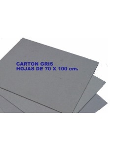 CARTON GRIS 3 MM 70X100 HEM/PPL - Codigo: 175107