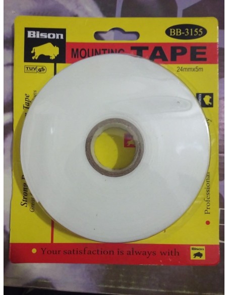CINTA BIFAZ MONTAJE 18MM X 5MT - Codigo: 217211