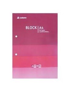 BLOCK AVON A4 CUADRO X 80 PERF - Codigo: 117400