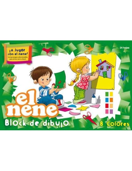 BLOCK EL NENE COLOR N.6 x24 - Codigo: 117112