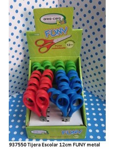 TIJERA ESCOLAR 12 CM FUNY/NC/UU - Codigo: 937550 2