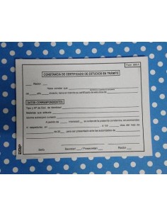 CONSTANCIA CERT EST  866 A EMP - Codigo: 980059