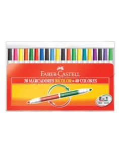 MARCADOR FABER BICOLOR X 20 - Codigo: 575073 2