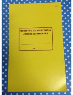 REG ASISTENCIA JARDIN F305 TB - Codigo: 960305 2