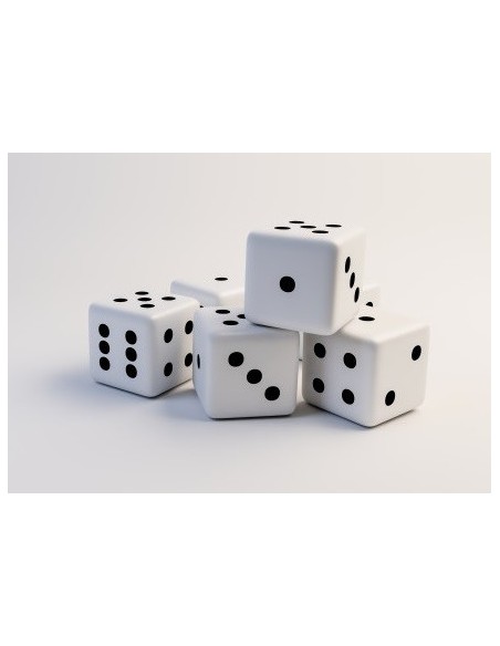 DADOS BLANCOS/COLOR X 1 2461 - Codigo: 17577