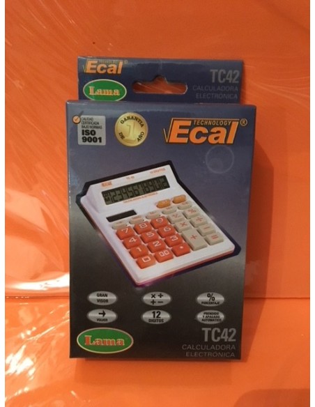 CALCULADORA 12 DIG TC42CH LAMA - Codigo: 156142