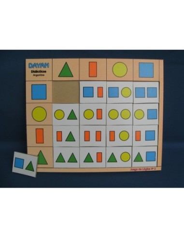 JUEGO DE LOGICA N.2 DY142 - Codigo: 154742