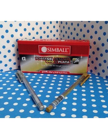 BOLIG GEL SIMBALL METAL X UNID - Codigo: 119345