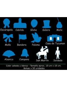 FORMAS CARTULINA PATRIAS X50 - Codigo: 947044