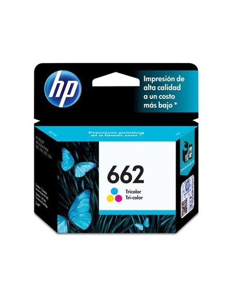 CART HP 662 COL ORIG - Codigo: 184910