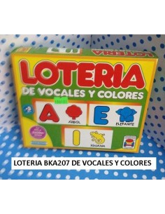 LOTERIA BKA207 VOCALES Y COLOR - Codigo: 158207 2