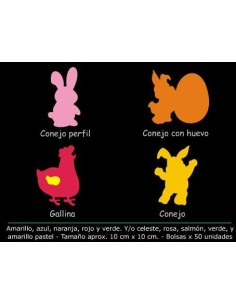 FORMAS CARTULINA PASCUAS X 50 - Codigo: 947050 2
