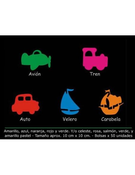 FORMAS CARTULINA TRANSPORTEX50 - Codigo: 947051