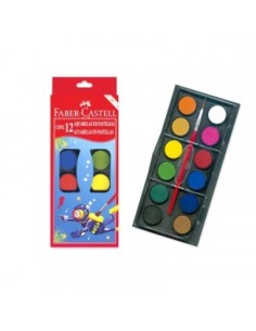 ACUARELA FABER X 12 COL C/PINCEL - Codigo: 35417 2