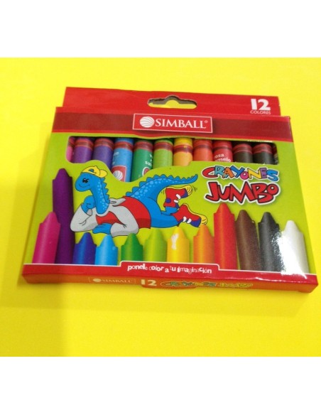 CRAYON SIMBALL X 12 JUMBO EZCO/WAB/U.UNO - Codigo: 247992