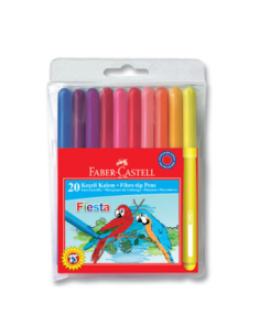MARCADOR FABER FIESTA X 20 CONICAL - Codigo: 574120 2