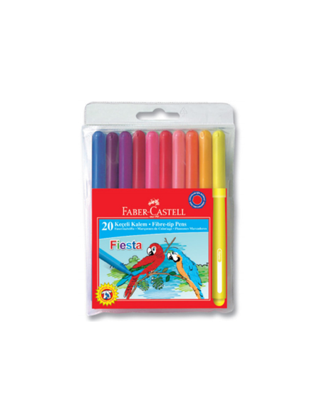 MARCADOR FABER FIESTA X 20 CONICAL - Codigo: 574120