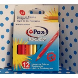 LAPIZ PAX HEXACOLOR X 12...