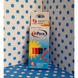 LAPIZ PAX HEXACOLOR X  6...