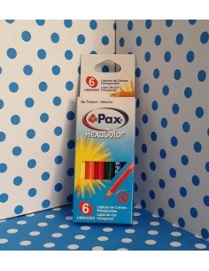 LAPIZ PAX HEXACOLOR X  6 corto - Codigo: 514141