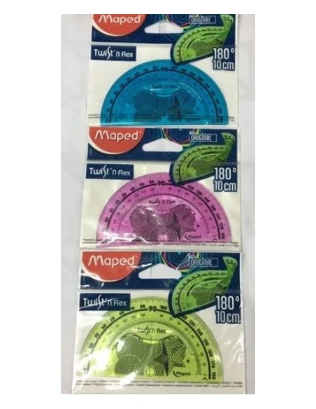 TRANSPORTADOR MAPED TWIST 10CM 180§ - Codigo: 952611