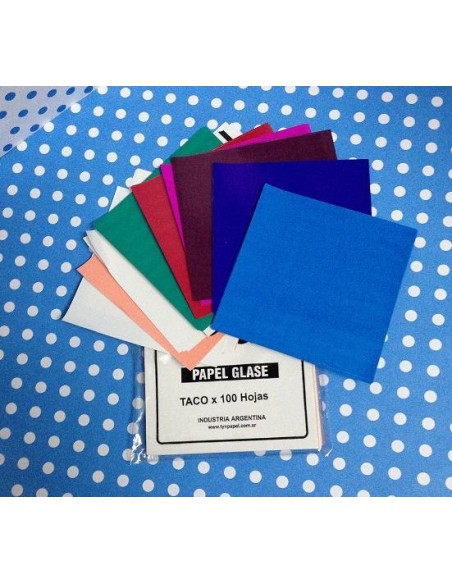 PAPEL GLASE LUSTRE X 100 1028 - Codigo: 707111
