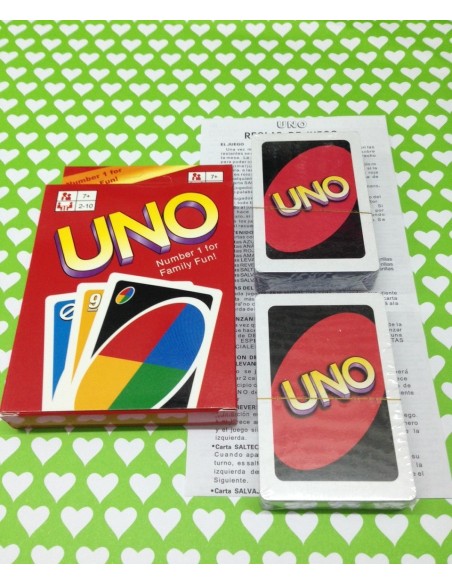 JUEGO DE CARTAS UNO - Codigo: 18922