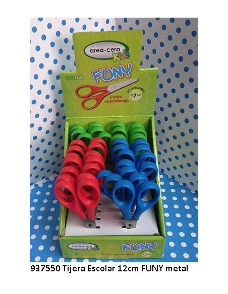 TIJERA ESCOLAR 12 CM FUNY/NC/UU - Codigo: 937550