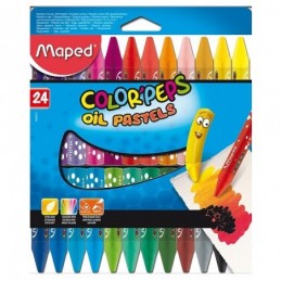 OLEO PASTEL MAPED X 24...