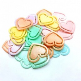 CLIPS PASTEL CORAZON -...