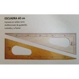 ESCUADRA 60 CM PIZARRON...